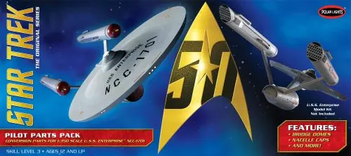 1/350 Star Trek Tos Uss Enterprise Pilot Part By Amt 1