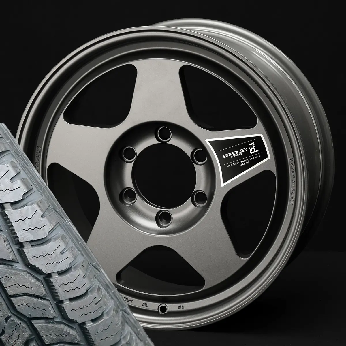 Bradley Forged Takumi 18" Wheel & Tyre Package For Toyota Land Cruiser Prado 250 (2024+) 1