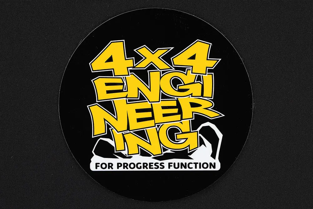 4X4 Engineering Service Circle Sticker 1