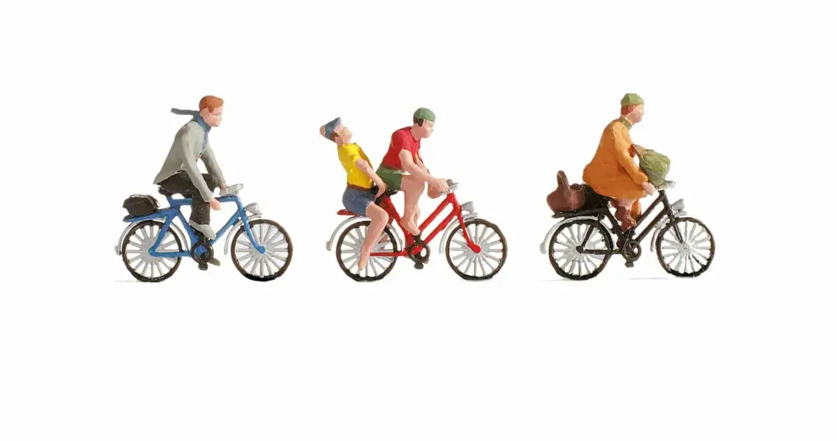 Noch 15898 Cyclists Ho Scale Figures 1