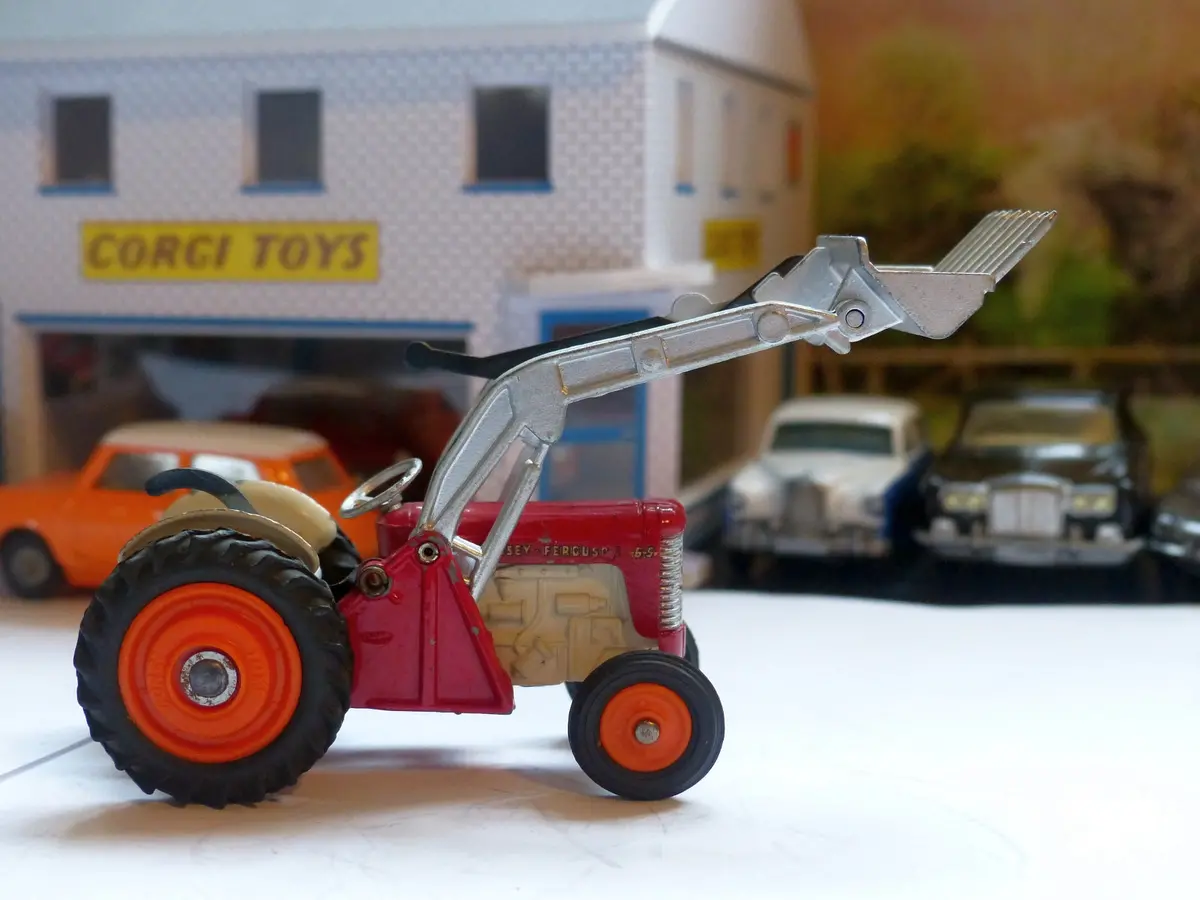 57 Massey Ferguson Tractor With Fork Attachment 1