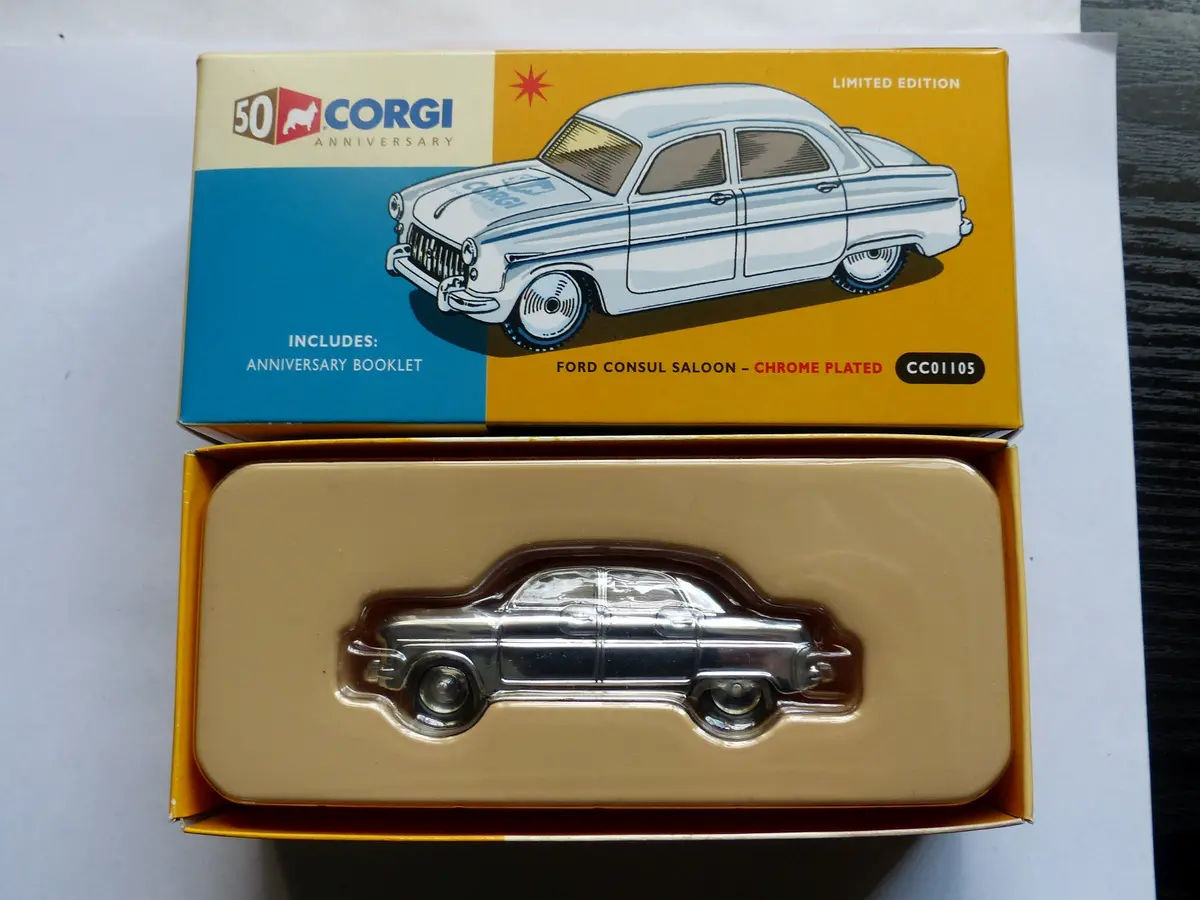 Cc1105 Ford Consul Limited Edition In Chrome 1