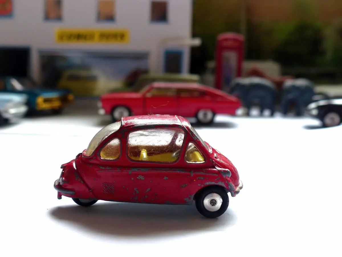 233 Heinkel Trojan Economy Car Red 1