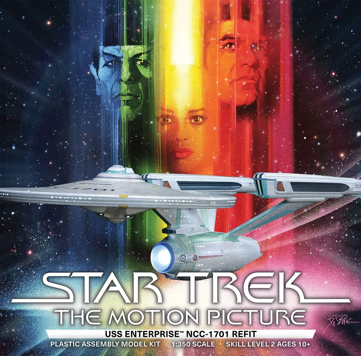 Polar Lights 1/350 Star Trek Uss Enterprise Refit 1