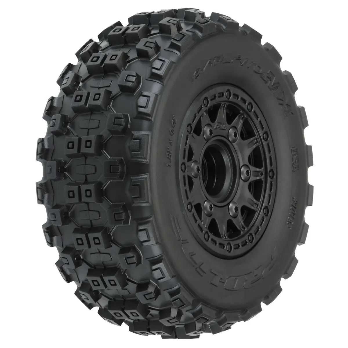 Badlands Mx Sc 2.2/3.0" Tires, Raid Black Wheels 1