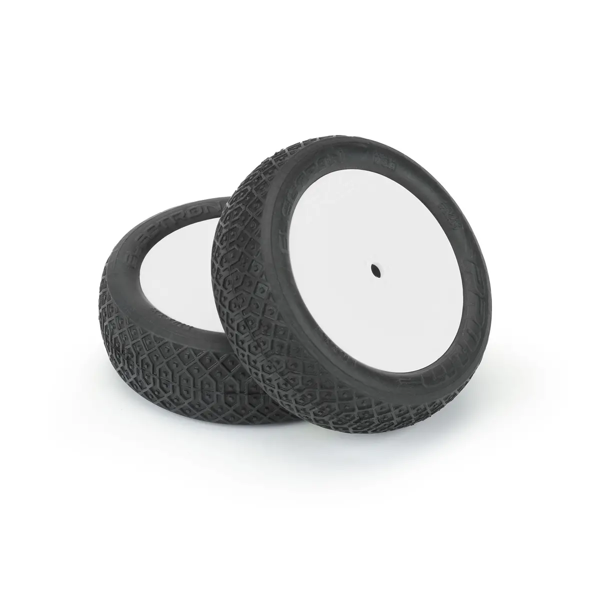 Electron 2.2" 2Wd Mc Buggy Tires Mounted, Wht 1