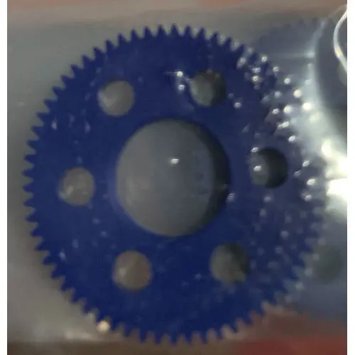 Ultralight Machined Pan Car Spur Gear, 64P 63T (Blue) 1