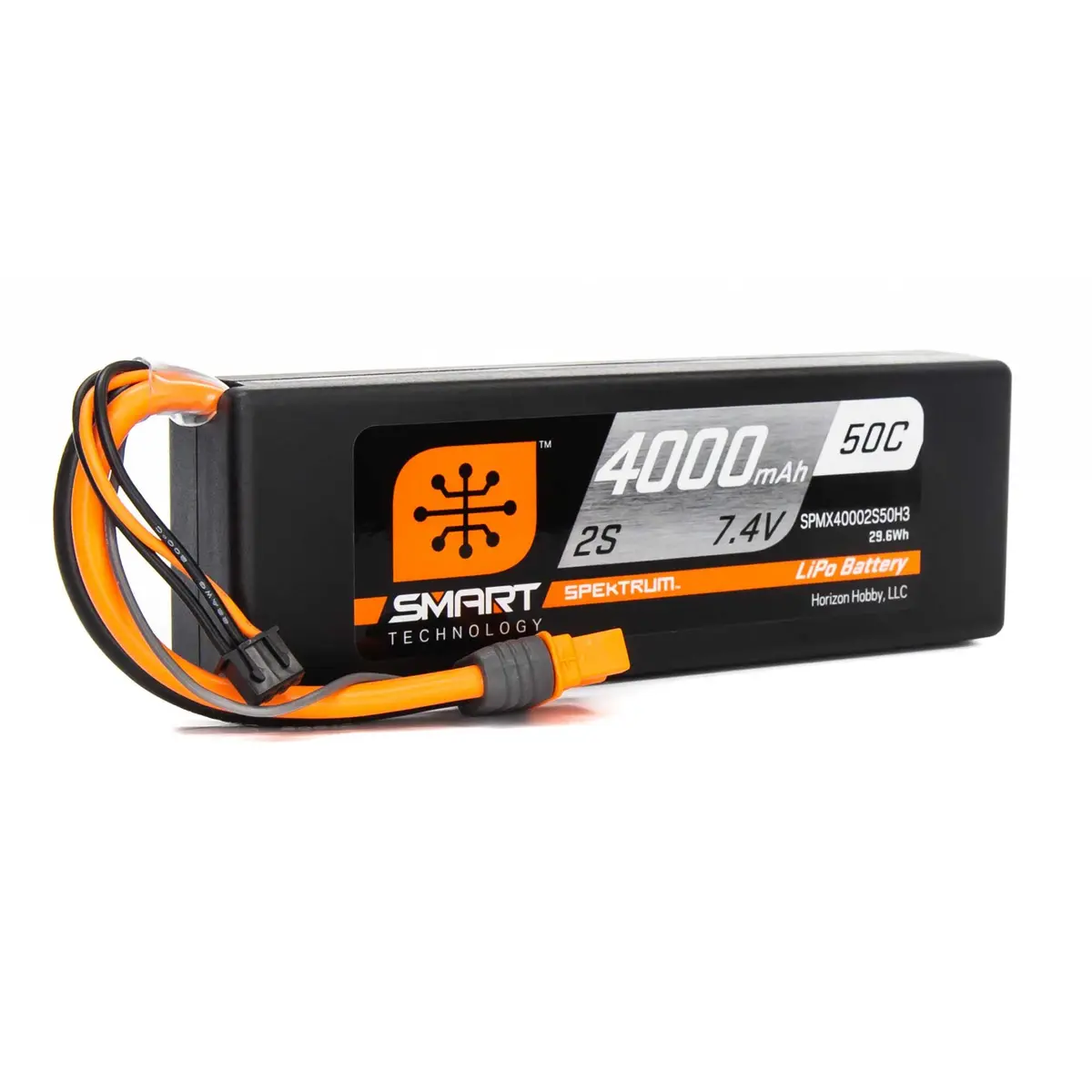 Smart G3 7.4V 2S Lipo Battery W/ Ic3, 4000Mah 50C 1