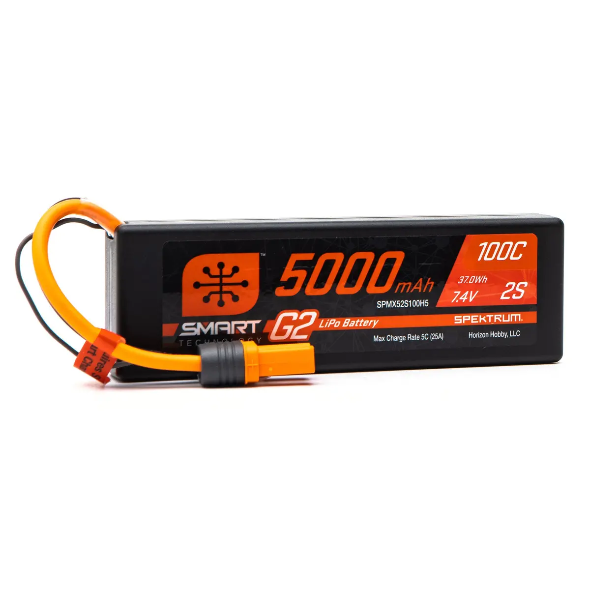 Smart 2S G2 Lipo Battery, 5000Mah 100C, Ic5 Plug 1