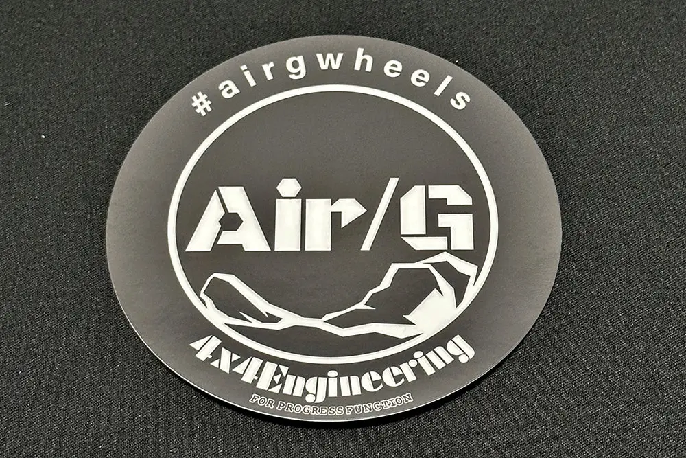Air/G Wheels Circle Sticker 1