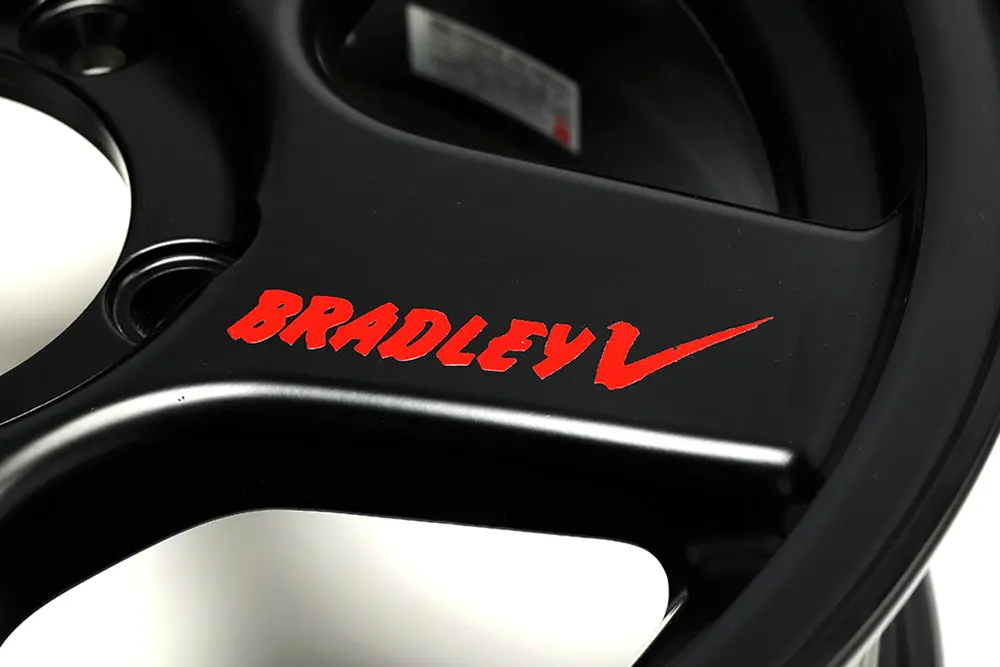 Bradley V Wheels Mini Sticker 1
