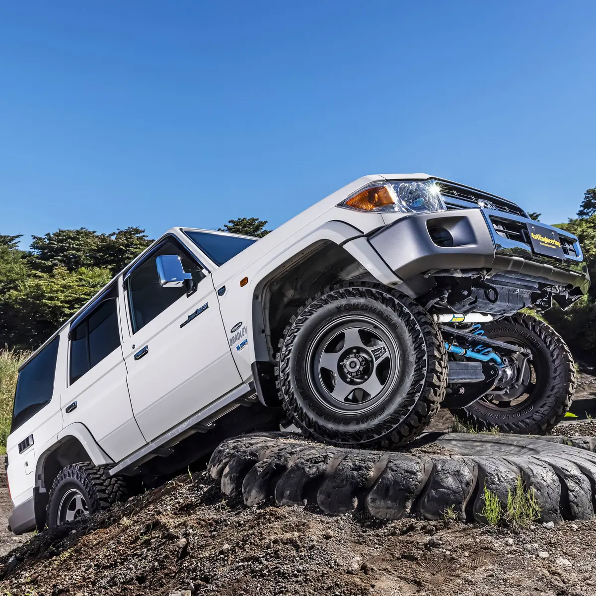 Bradley Forged Takumi 17" Wheel Package For Toyota Land Cruiser 79 (1999+) - Pick-Up - Wide Body 7