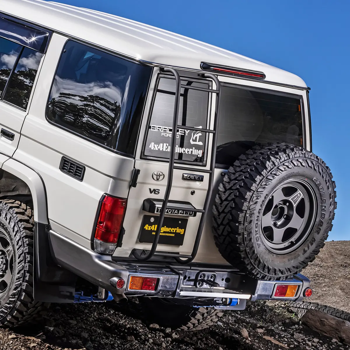 4X4 Engineering Service Ladder For Toyota Land Cruiser 70 Series (1984+) 1