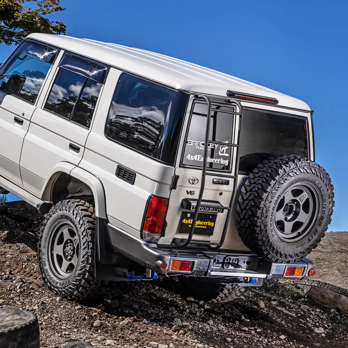 Bradley Forged Takumi 17" Wheel Package For Toyota Land Cruiser 79 (1999+) - Pick-Up - Wide Body 8
