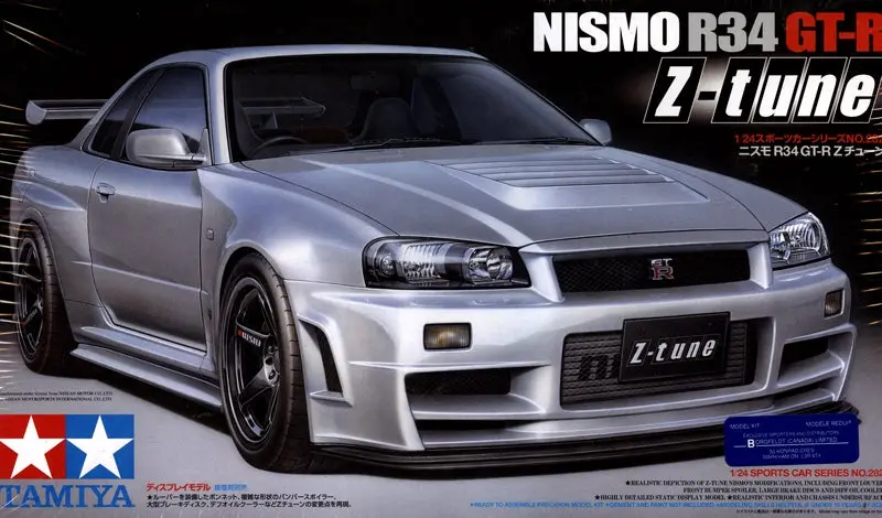 Tamiya 1/24 Nissan Skyline Nismo R34 Gt-R-Z Tune 1