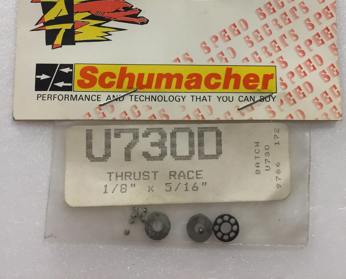 U730d Shumacher Thrust Bearing 1/8 X 5/16 1