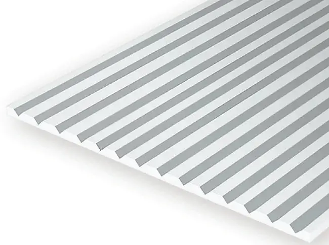 Siding .020" 12"X24" V-Groove .030 Spacing 1