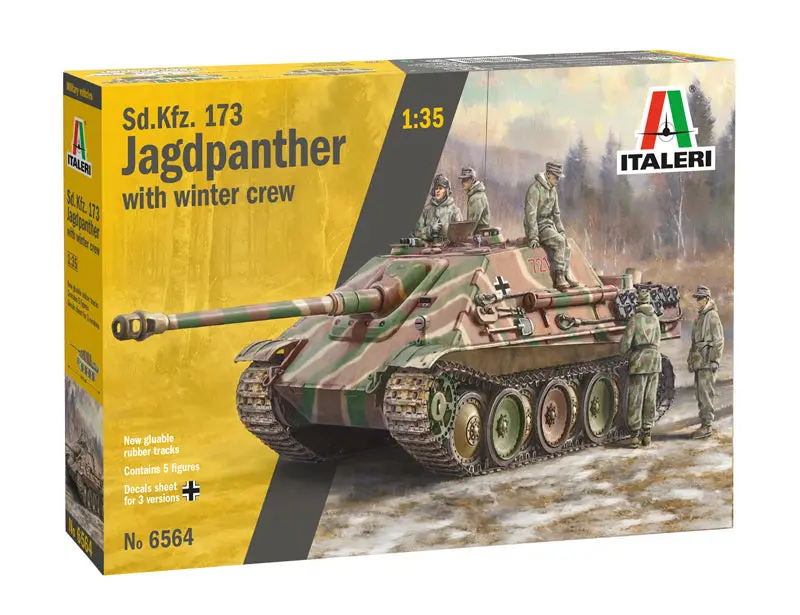 Italeri Sd.Kfz.173 Jagdpanther With Winter Crew 1