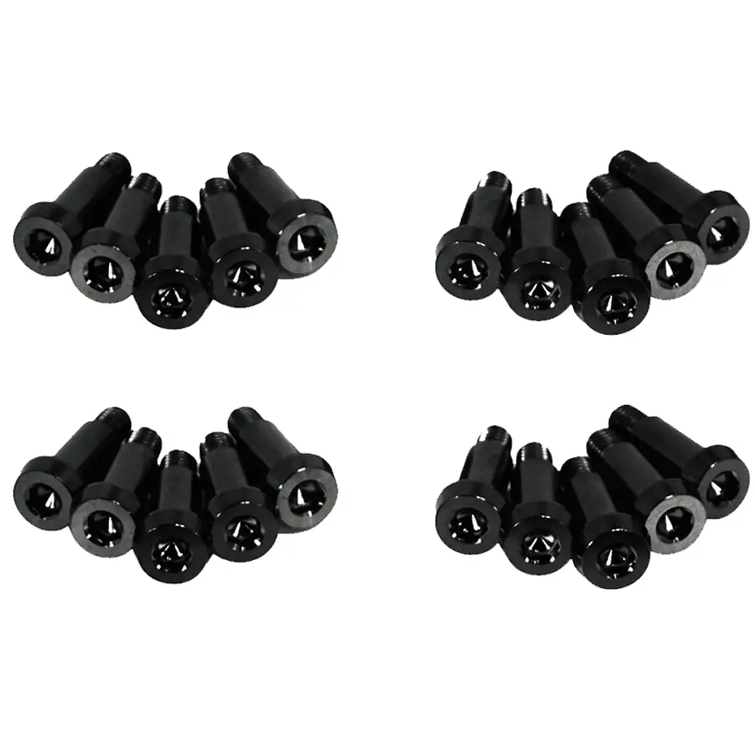 Zspec Shoulder-Bolt Timing Covers Fastener Kit For '84-89 Nissan 300Zx Z31, Titanium 25