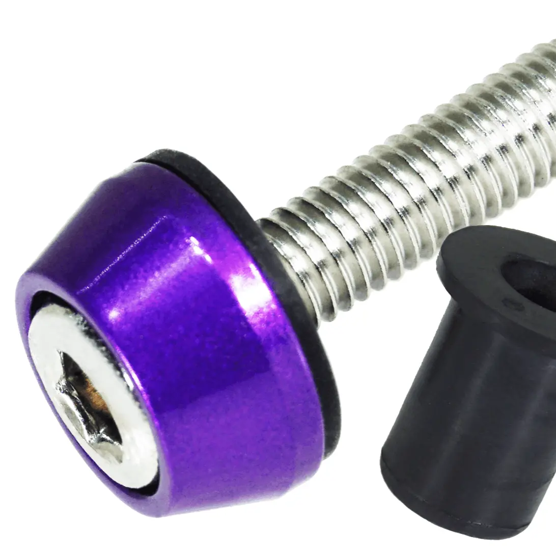 Zspec Body Kit Fastener, M5x20mm W/Well Nut, Stainless & Billet, Per Each 1