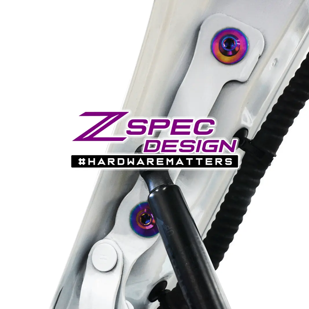 Zspec Stage-3 Dress Up Bolts® Fastener Kit For The Tesla Model 3, Grade-5 Titanium 5