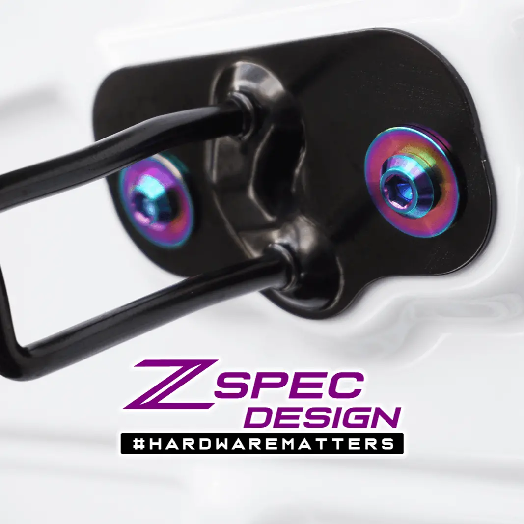 Zspec Stage-3 Dress Up Bolts® Fastener Kit For The Tesla Model 3, Grade-5 Titanium 3