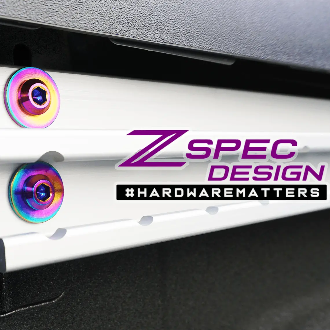 Zspec Utili-Track Sides & Rear Fastener Kit For '05+ Nissan Frontier D40/D41, Titanium 6