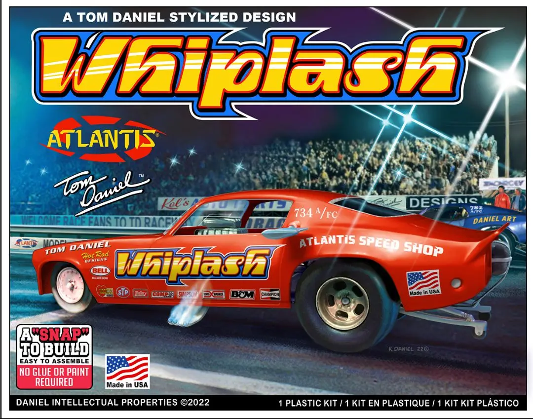 Atlantis Snap Tom Daniel Whiplash Funny Car 1/32 1