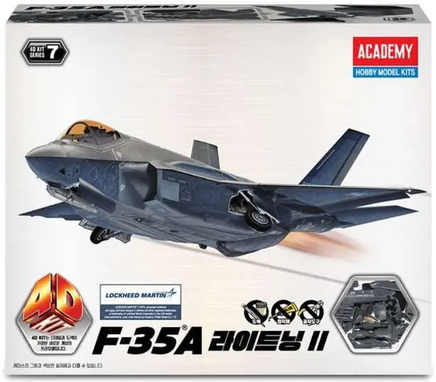 Academy F-35A Lightning Ii 4D Model Kit 1