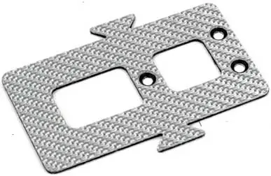 Align H1212 T-Rex 450 C/F Battery Mounting Plate Silver 1
