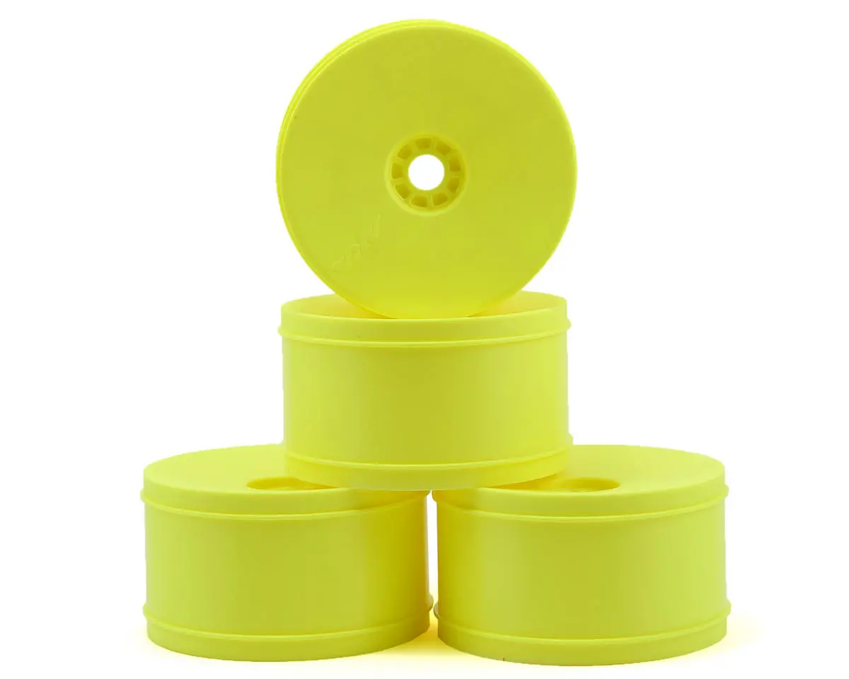 Evo 1/8 Truggy Standard Offset Wheels, Yellow (4) 1