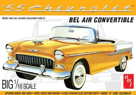 Amt 1/16 1955 Chevy Bel Air Convertible 1