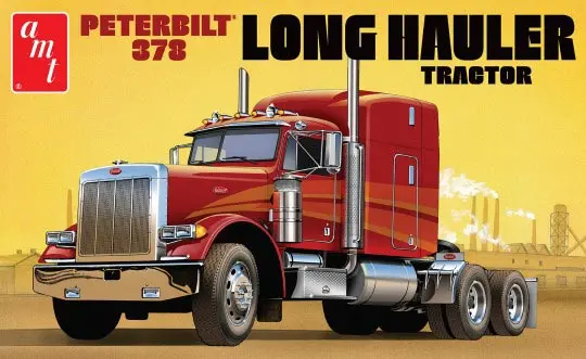 Amt 1/24 Peterbilt 378 Long Hauler Semi Tractor 1