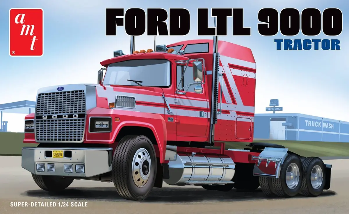 Amt 1/24 Ford Ltl 9000 Semi Tractor 1