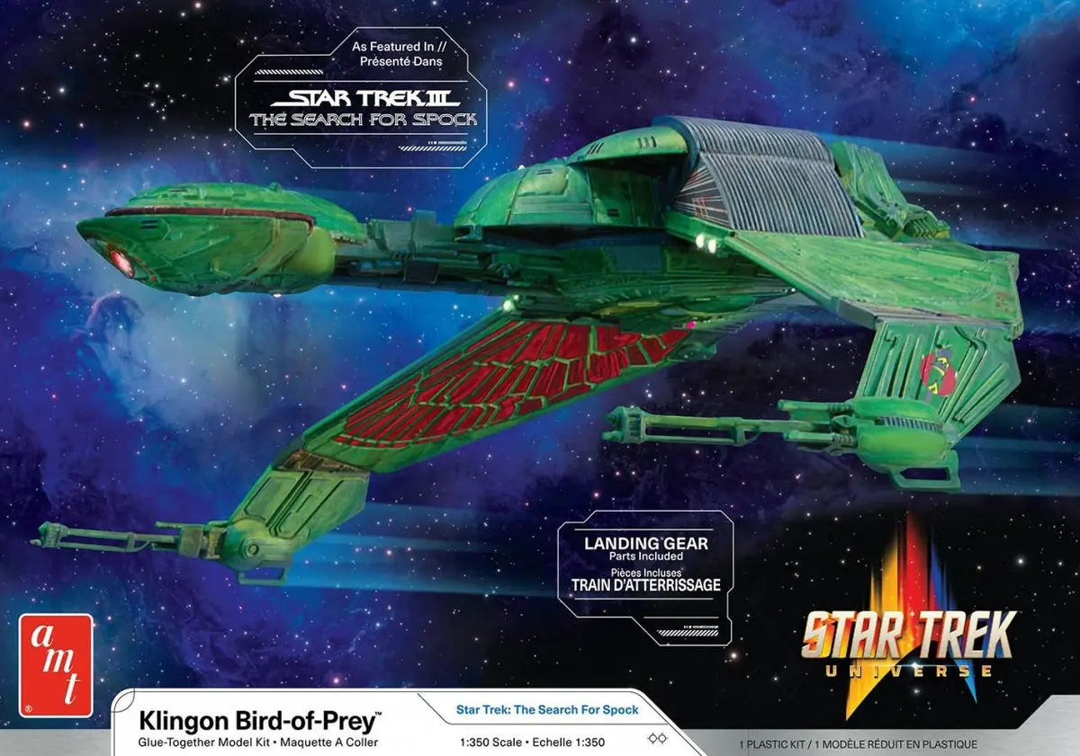 Amt 1/350 Star Trek Klingon Bird Of Prey 1
