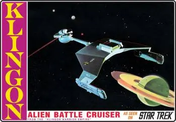 1/650 Star Trek The Original Series Klingon Battle Cruiser By Amt 1