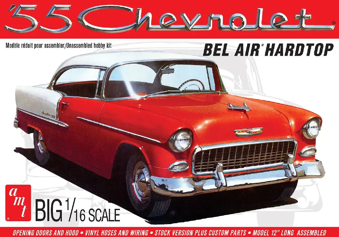 Amt 1/16 1955 Chevy Bel Air Hardtop 1