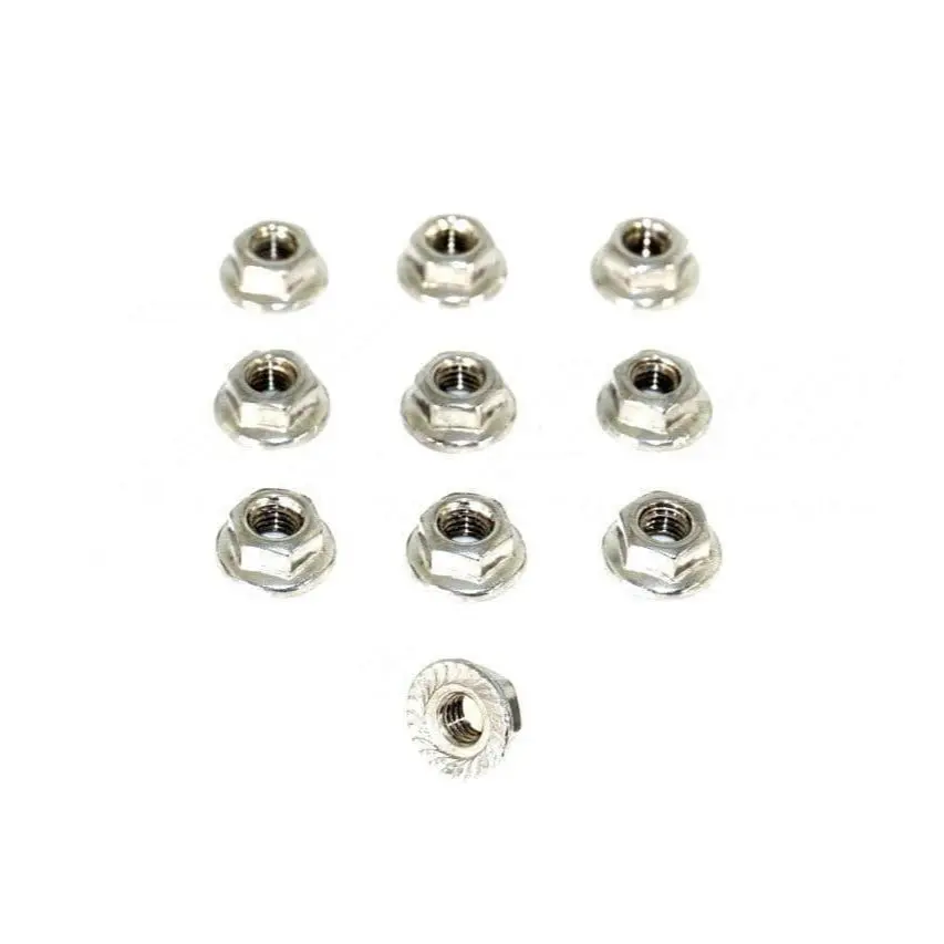 Zspec M3 Metric Flare Nuts, Stainless Sus304, 10-Pack 1