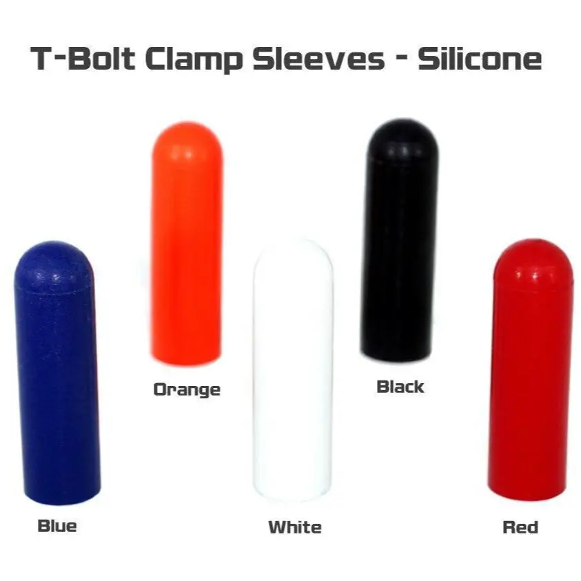 Zspec T-Bolt Clamp Dress Up Sleeves/Caps, Silicone-Rubber, 10-Pack 1