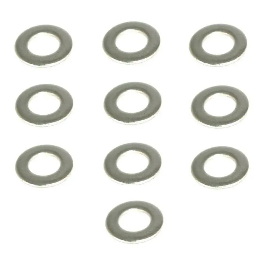 Zspec M2 Flat Washers, Sus304 Stainless, 10-Pack 1