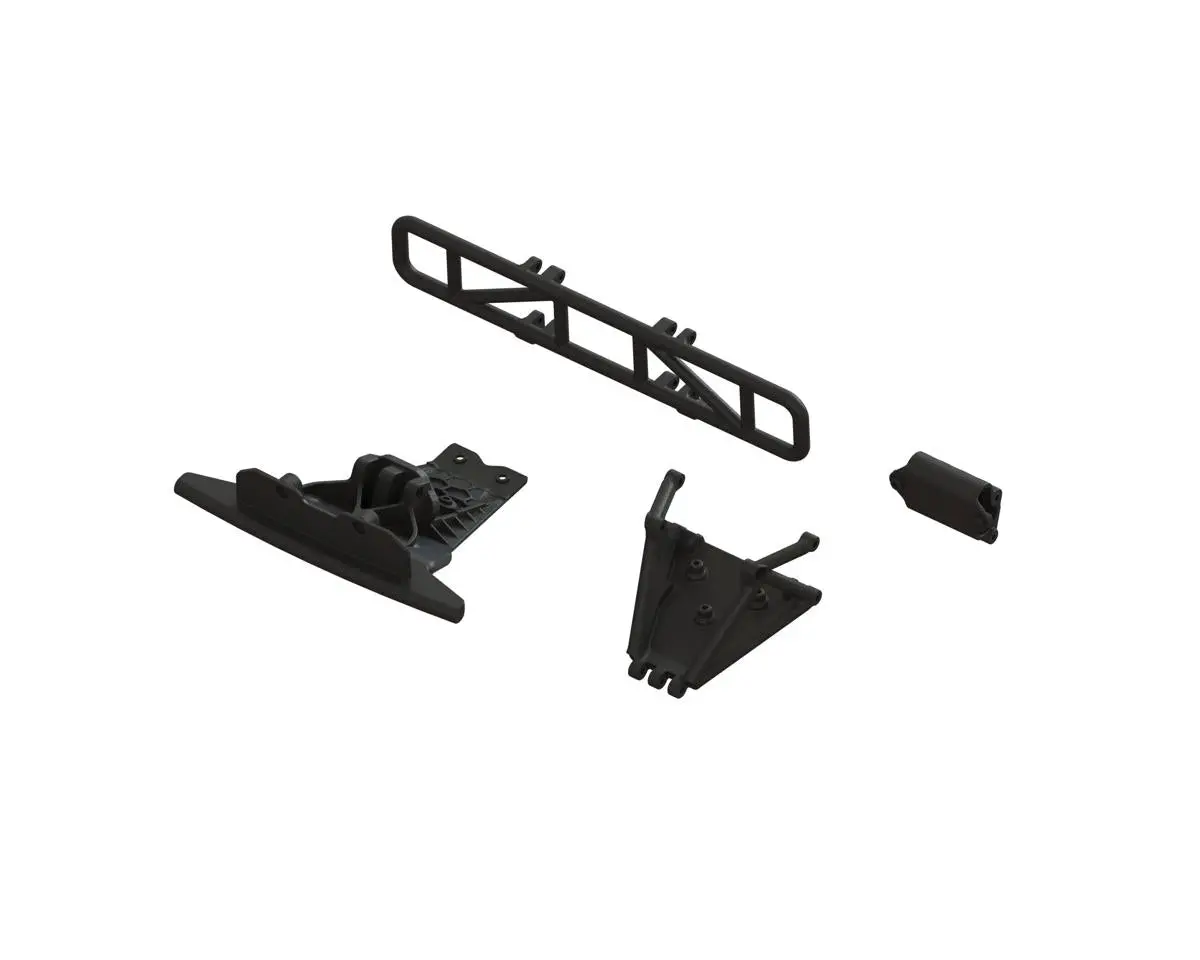 Lower Skid Plate & Bumper Set, Black 1