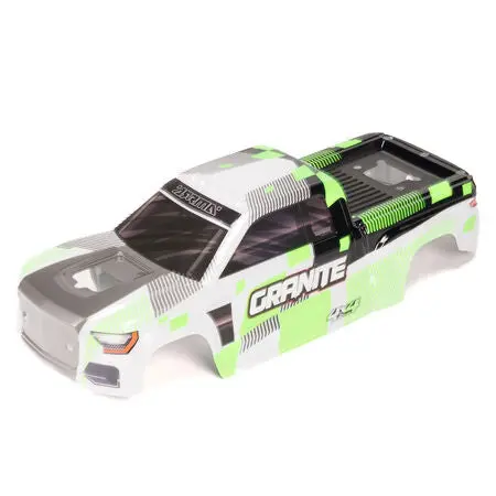Granite 4X4 Clipless 1/10 Monster Truck Body, Green 1