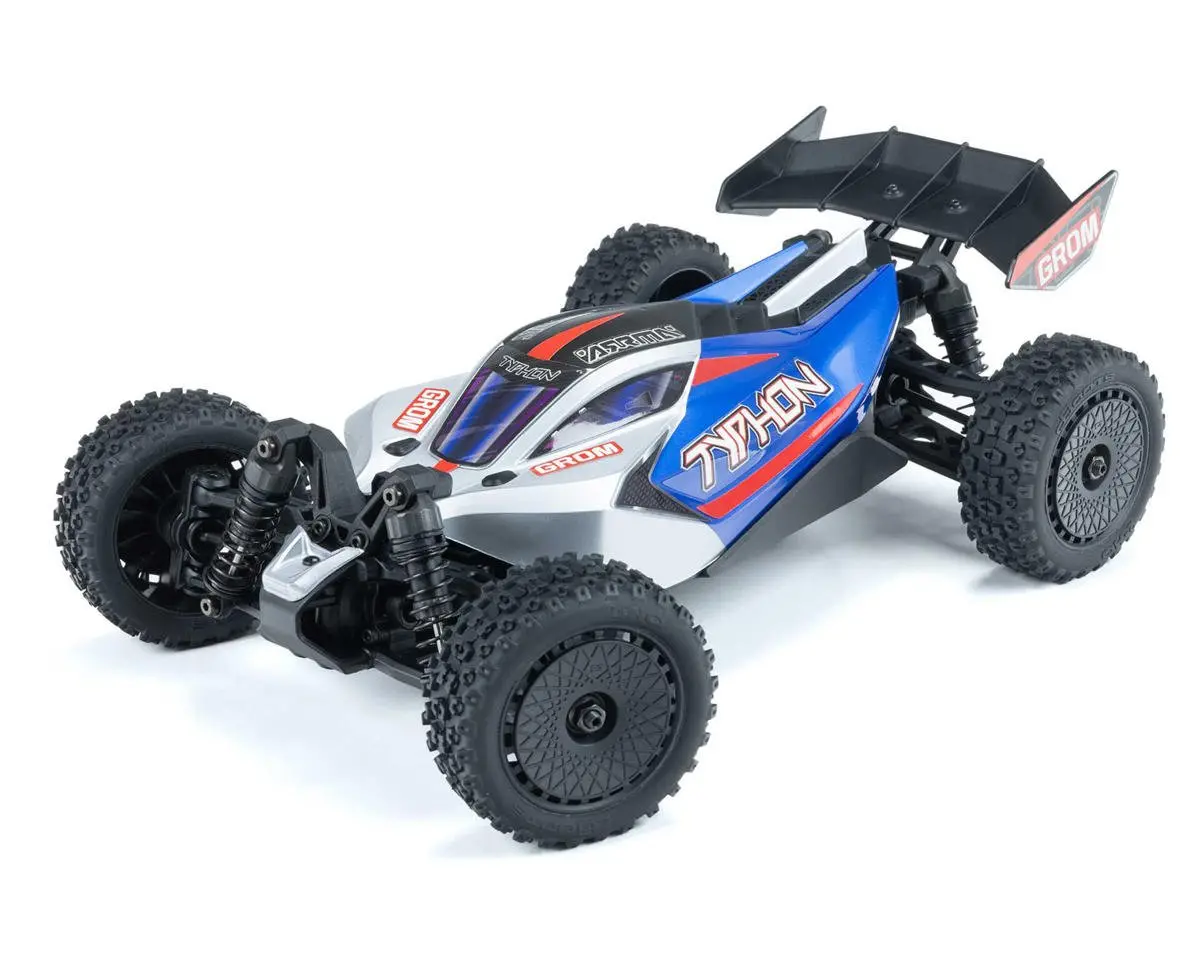 Typhon Grom 1/18 4X4 Buggy Rtr, Blue/Silver 1