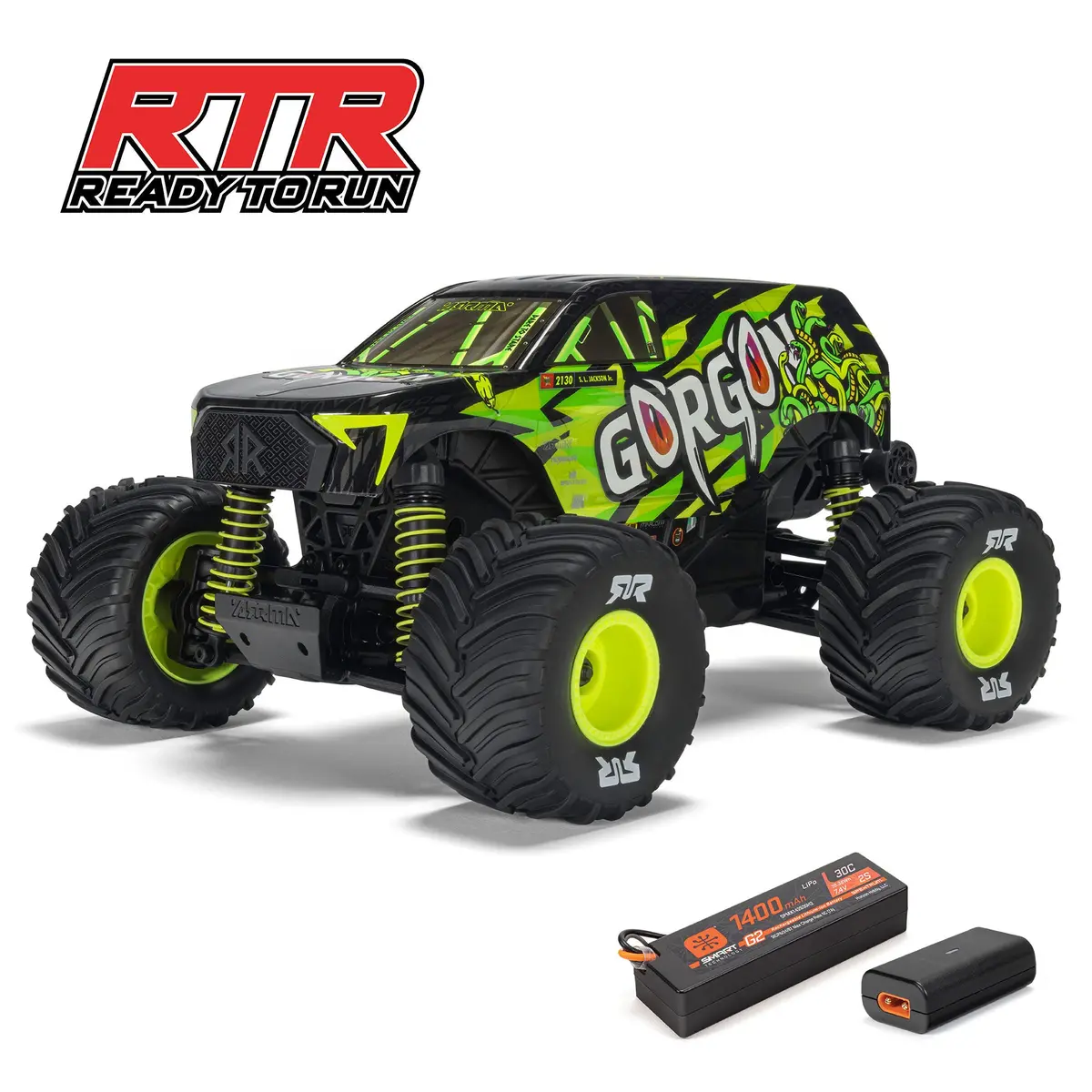 Gorgon Grom 1/16 4X4 Monster Truck Rtr Combo, Bronze 1