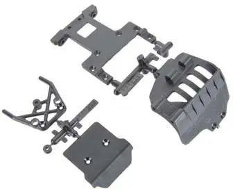320004 Arrma Bumper Rear Chassis Plate Set Front 1