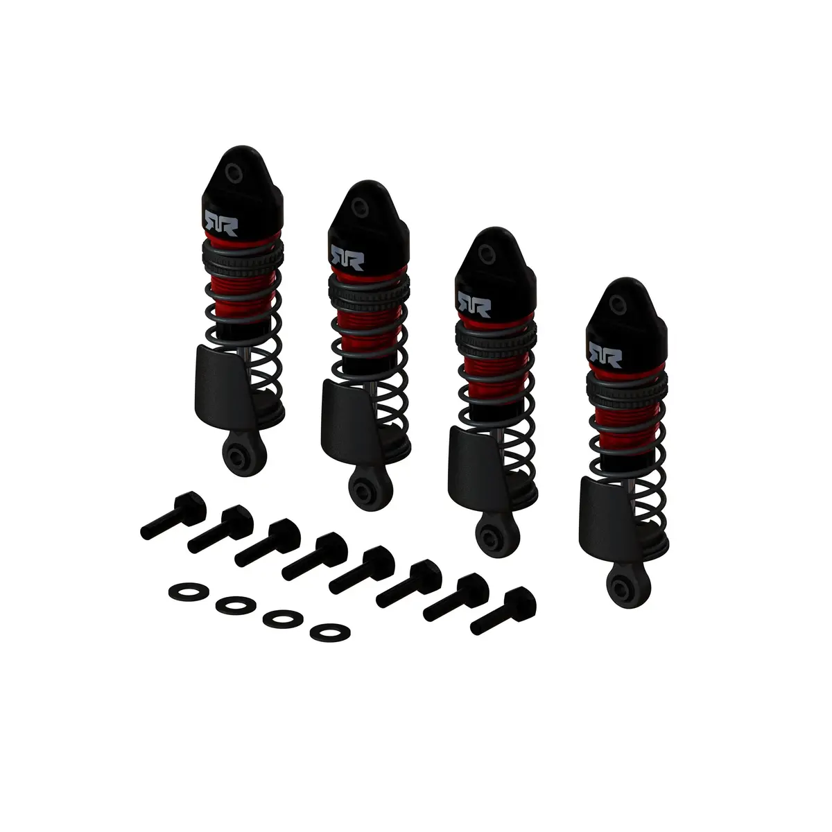 Grom Aluminum Shock Set, 58Mm W/ 300Cst Oil (4) 1