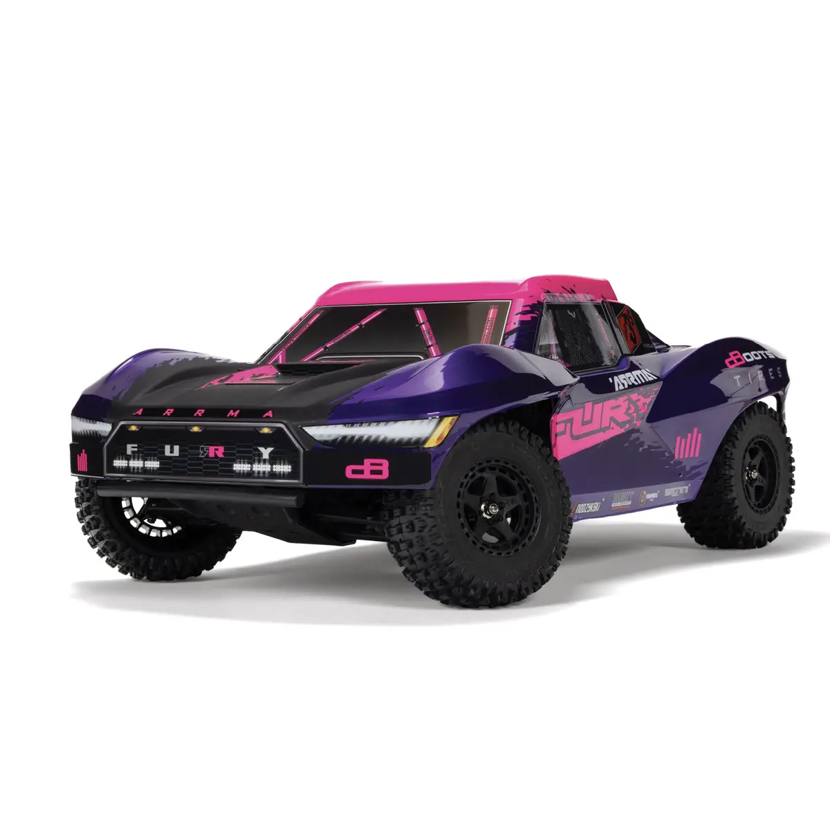 Fury Blx 1/10 2Wd Short Course Truck Rtr, Purple 1