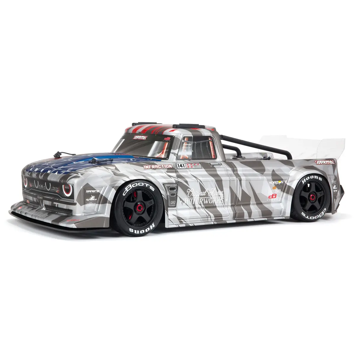 Infraction V2 6S Blx 1/7 4Wd Truck Rtr, Silver 1
