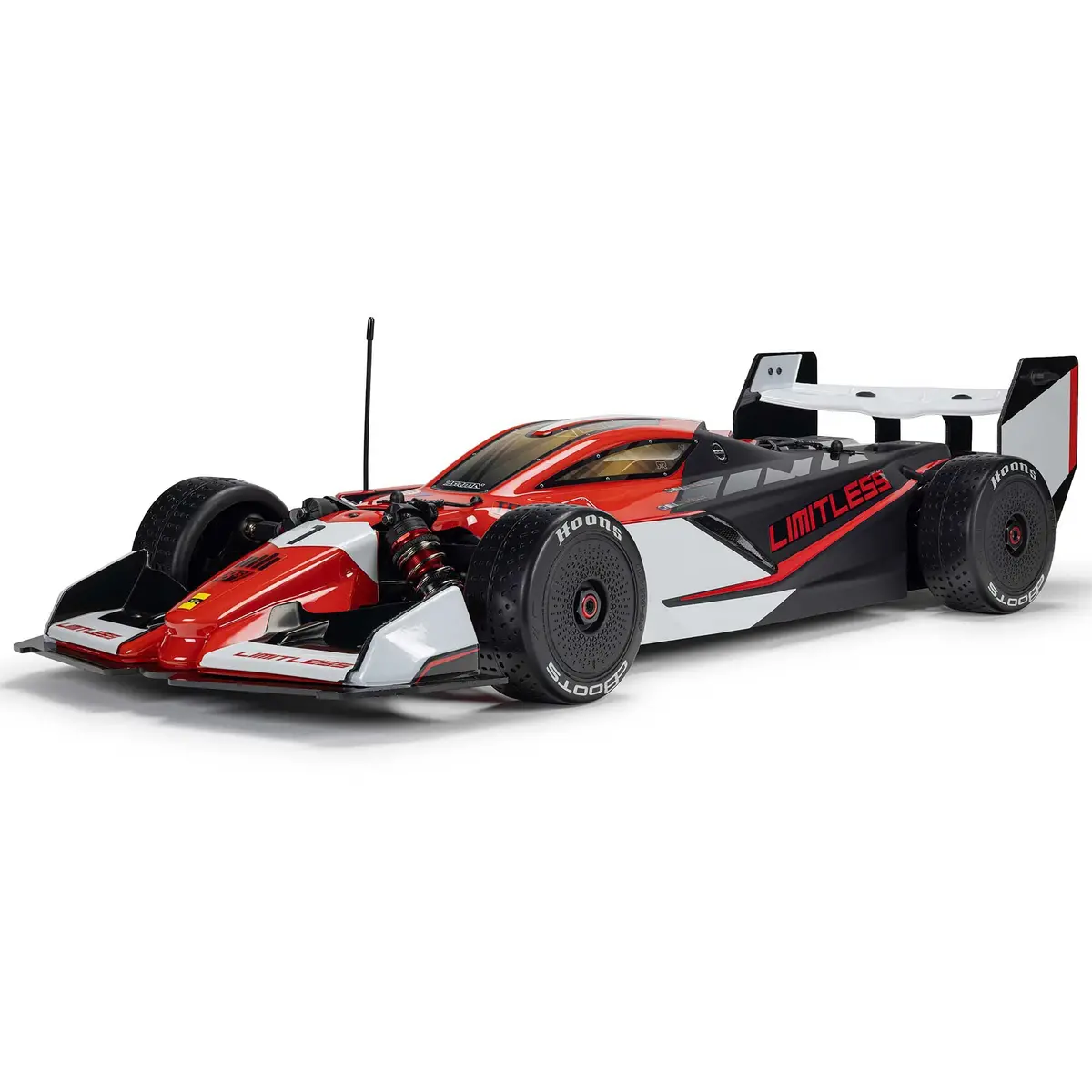 Limitless 1/7 4Wd 8S Speed Machine Rtr, Red/Black 1