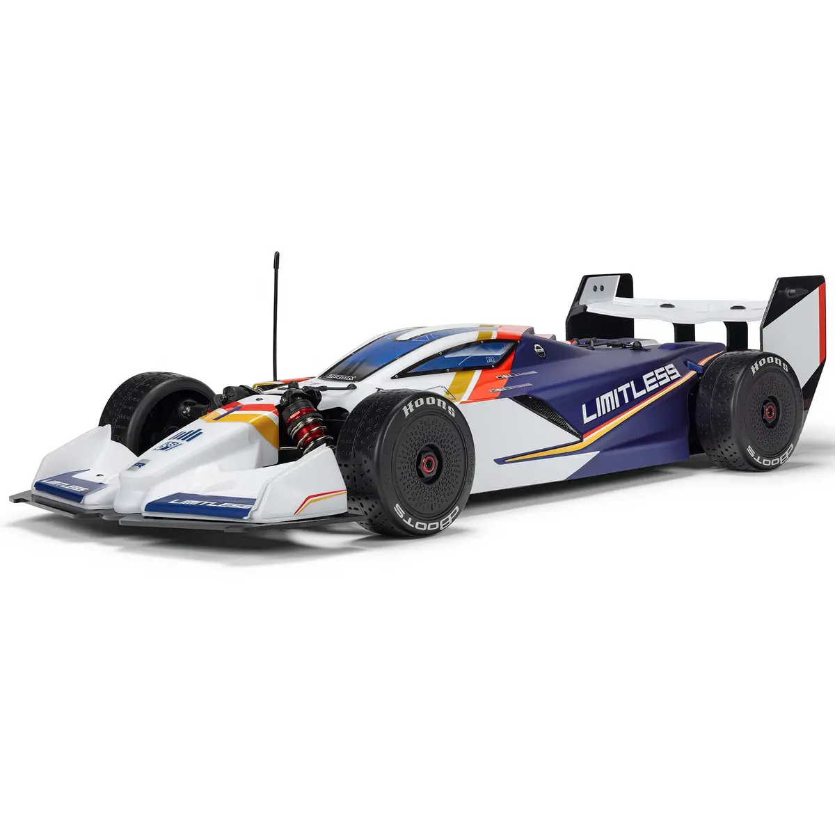 Limitless 1/7 4Wd 8S Speed Machine Rtr, White/Blue 1